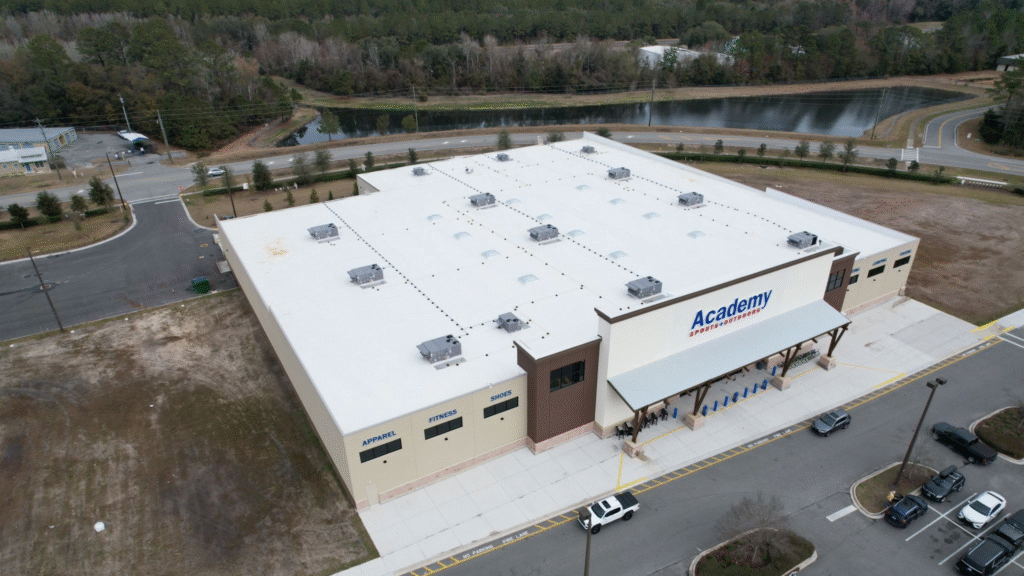 Academy Sports + Outdoors - Yulee, FL - New Build - MEC Contractors - TPO