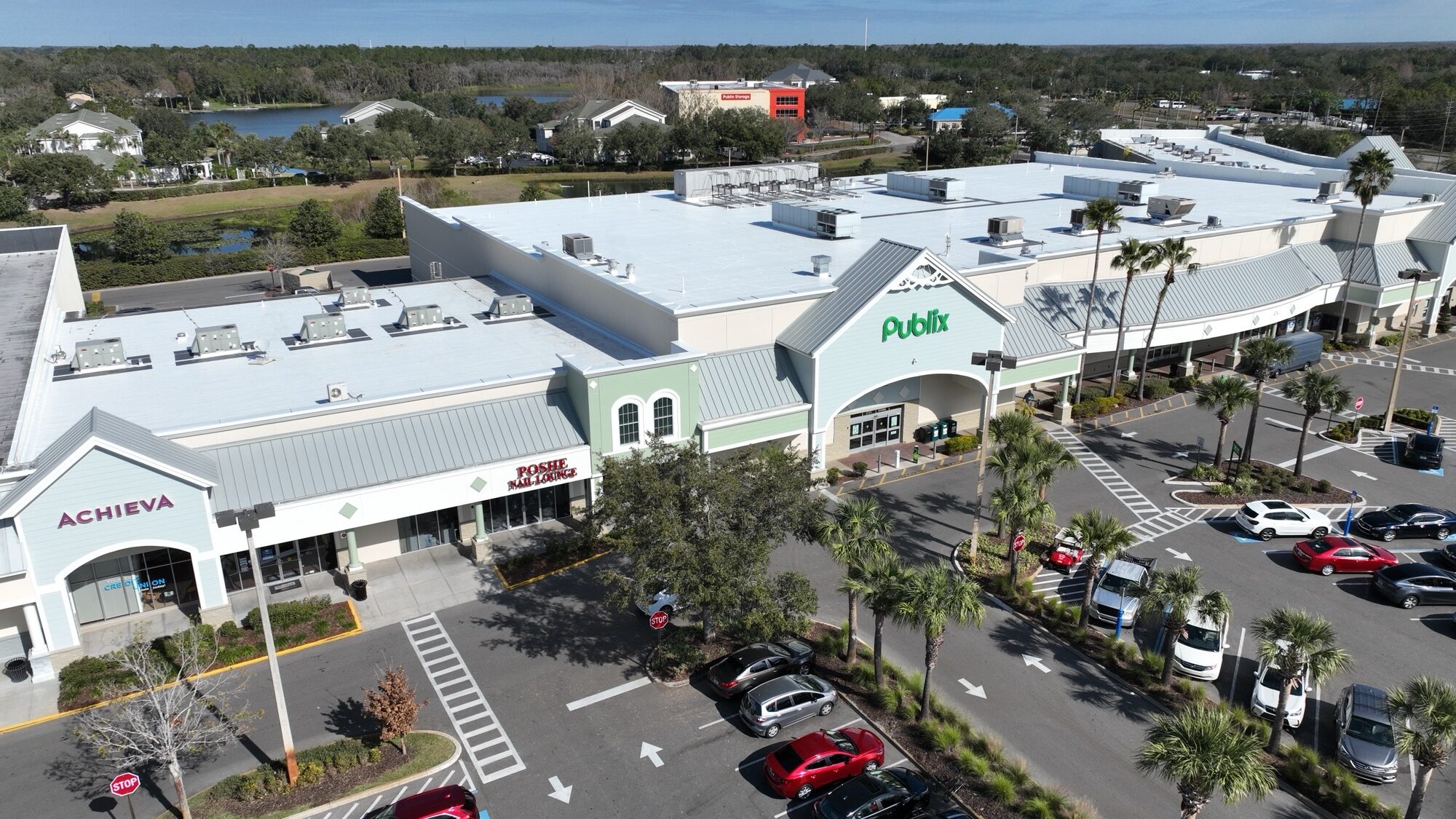 Publix #877 - Land O' Lakes, FL - Re-Roof - Publix Super Markets - Sika Sarnafil PVC