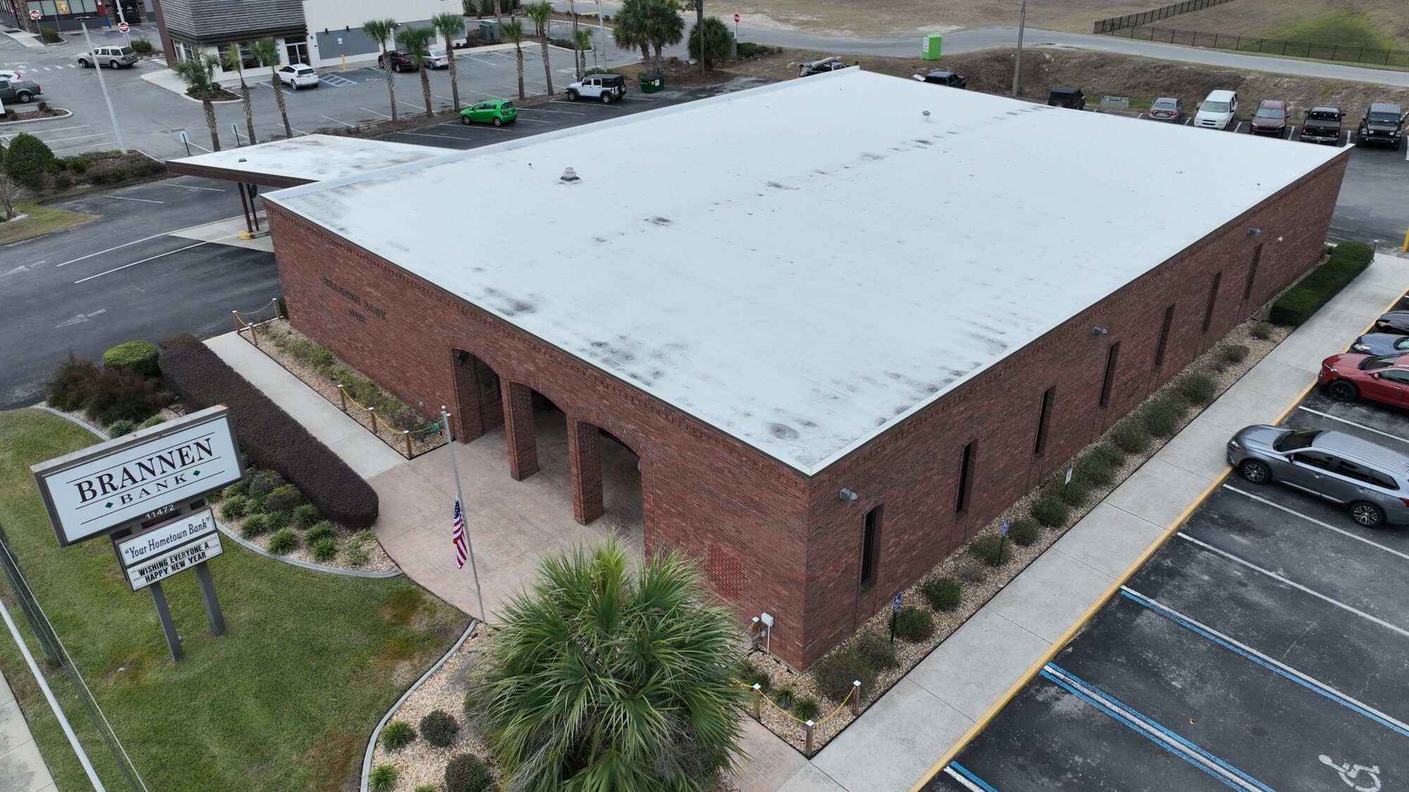 Brannen Bank - Dunnellon, FL -
Re-Roof - Brannen Bank - TPO