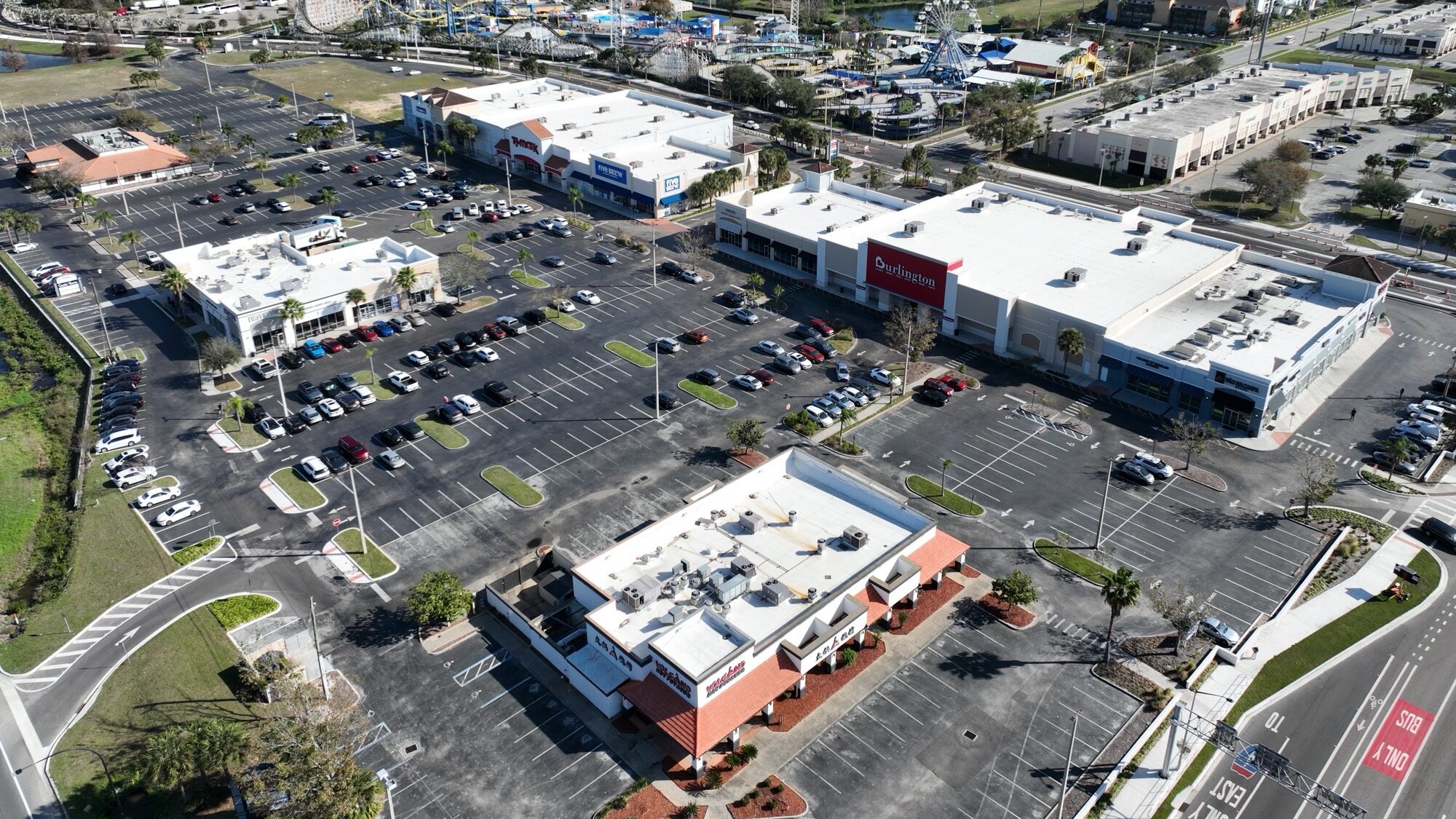 Olinda Plaza + Outparcel 4 - Orlando, FL Re-Roof + Recover - HGR Construction - TPO