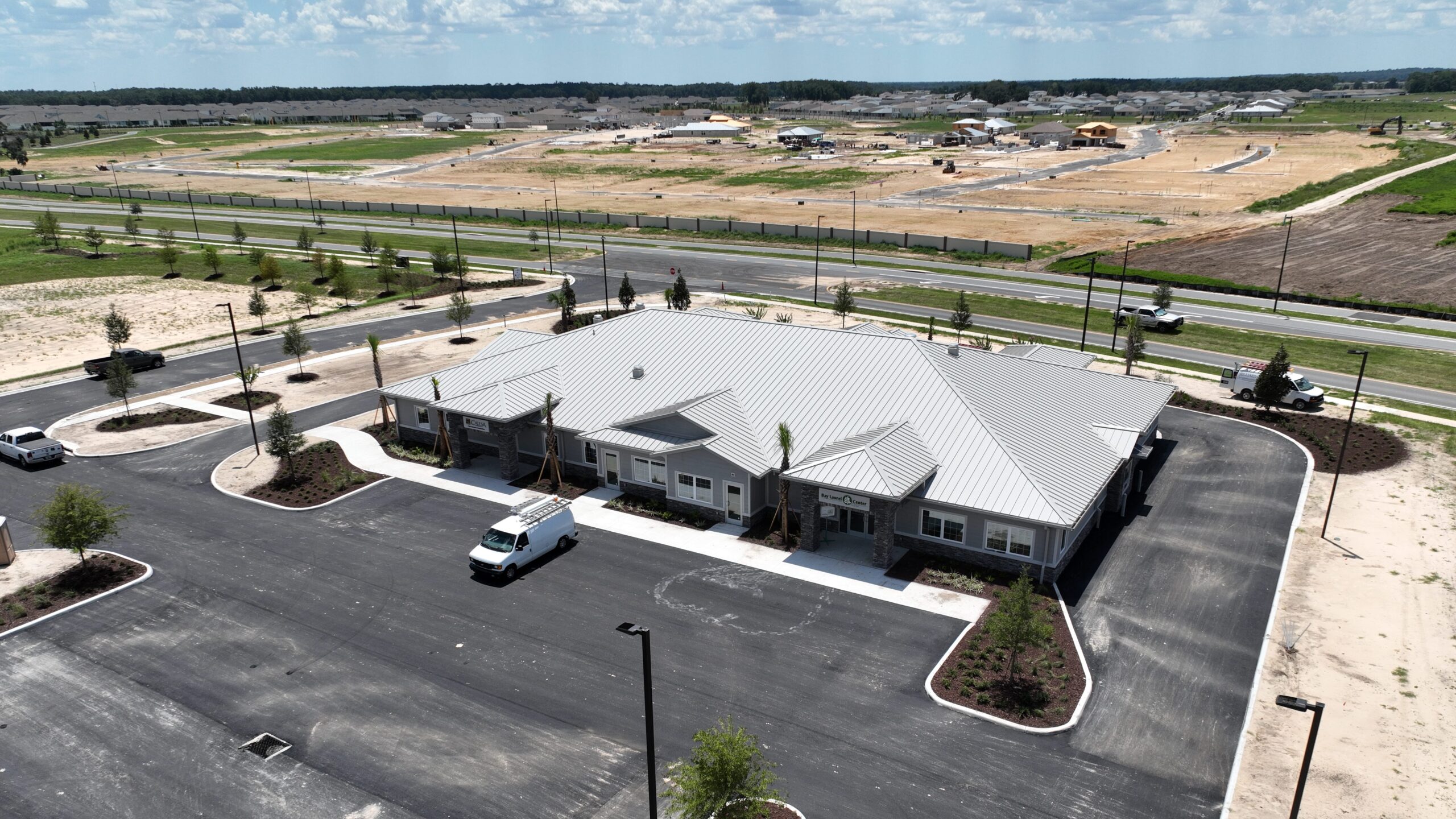 Bay Laurel Office Bldg. in Calesa - Ocala, FL - New Build - Colen Built Constr. - Standing Seam