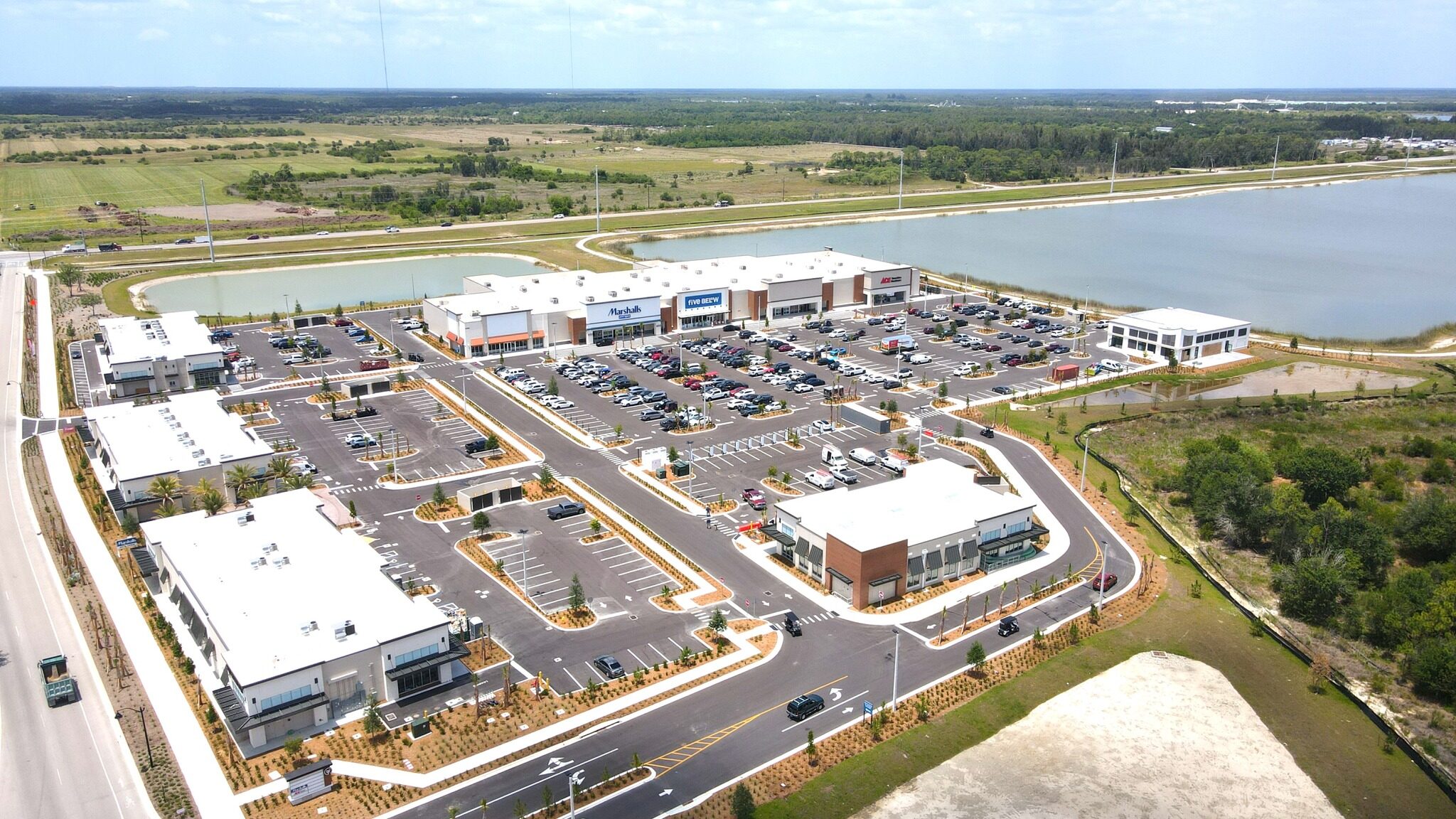 The Shoppes at Yellow Pine - Babcock Ranch, FL - New Build + "Marshalls" Tenant Improvement - J. Raymond Construction - TPO
